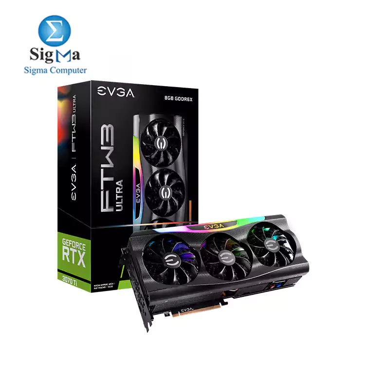 EVGA GeForce RTX 3070 Ti FTW3 ULTRA GAMING, 08G-P5-3797-KL, 8GB GDDR6X