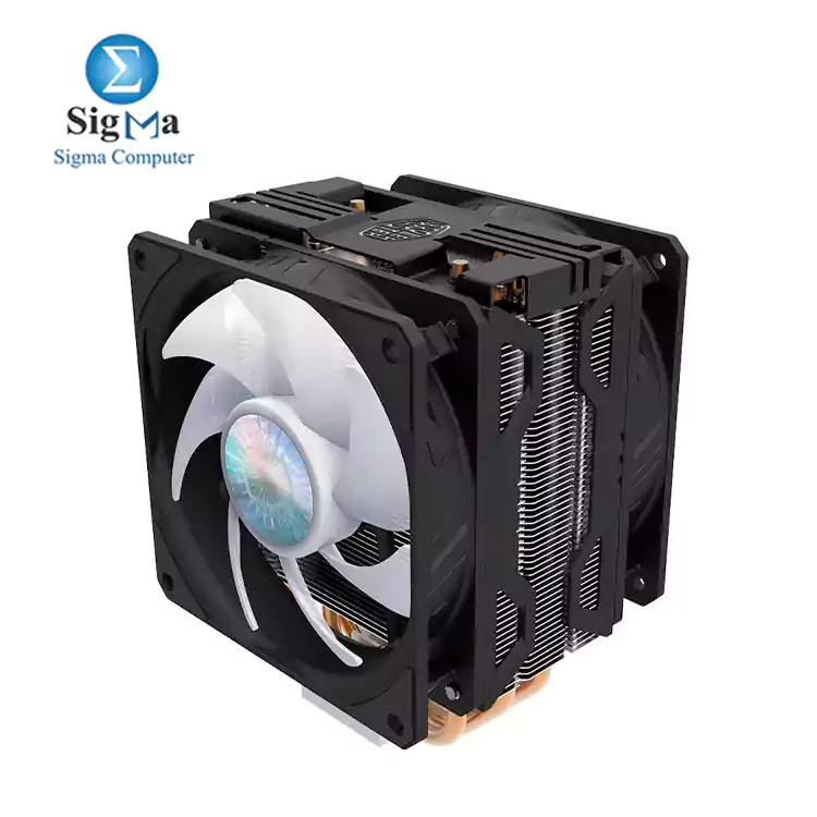 Cooler Master Blizzard T400 PRO ARGB - CPU Cooler with Dual(2x) SickleFlow 120 Addressable RGB Fan