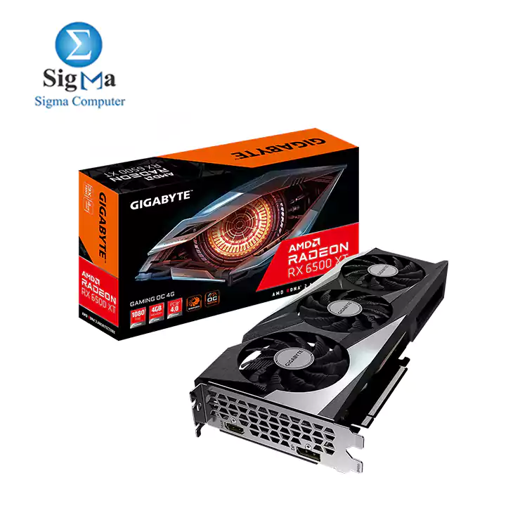 GIGABYTE GAMING OC Radeon RX 6500 XT 4GB GDDR6 PCI Express 4.0 ATX Video Card GV-R65XTGAMING OC-4GD