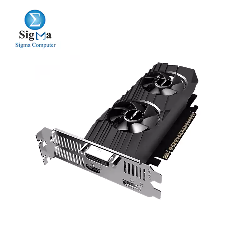 Gigabyte GeForce GTX 1650 OC Low Profile 4G Graphics Card  2X Windforce Fans  4GB 128-Bit GDDR5