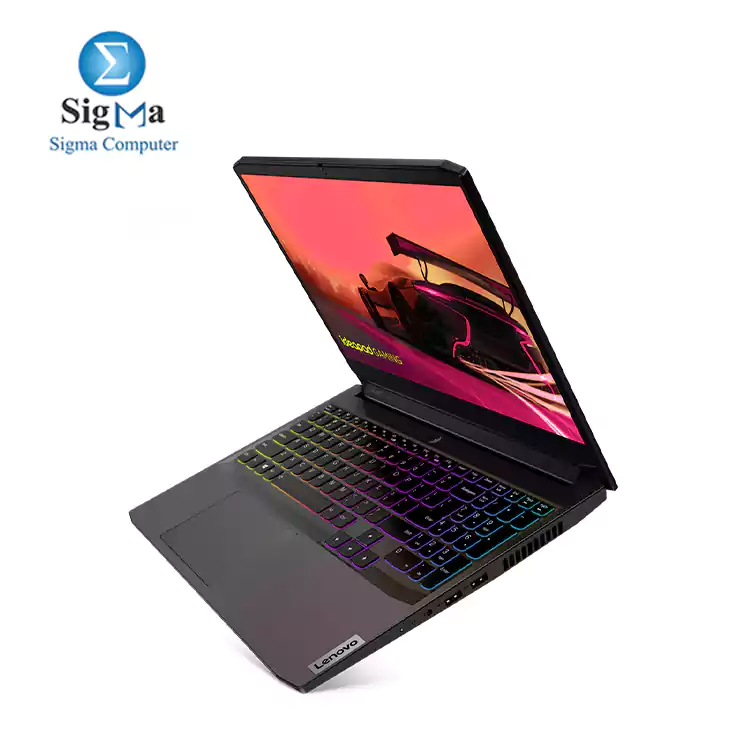 NOTEBOOK-LENOVO-AMD-IdeaPad Gaming 3- 82K201CXAX -R5-5600H   6C   12T -RAM 16  2 8 -1T HDD-256G SSD GEN3-RTX 3050 4GB 85W -15.6-FHD-IPS-100 sRGB-165Hz-45Wh-135W-4-Zone RGB Backlit-Arabic