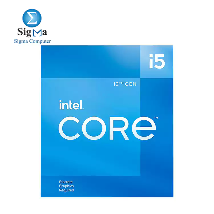 CPU-Intel-Core i5-12400F 6 Core 12 Threads 2.5 GHz  4.4 GHz Turbo  Socket LGA 1700 Processor