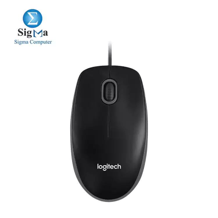 LOGITECH B100 OPTICAL USB MOUSE - BLACK - 910-003357