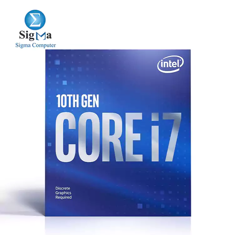 Intel® Core™ i7-10700F Desktop Processor 8 Cores up to 4.8 GHz Without Processor Graphics LGA1200