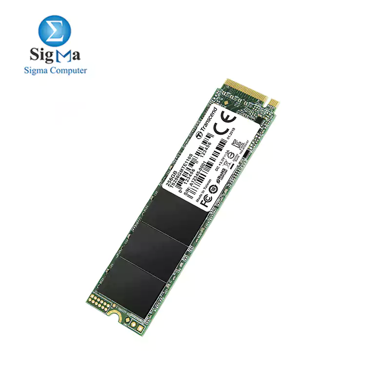 Transcend 256GB Nvme PCIe Gen3 X4 M.2 SSD Solid State Drive