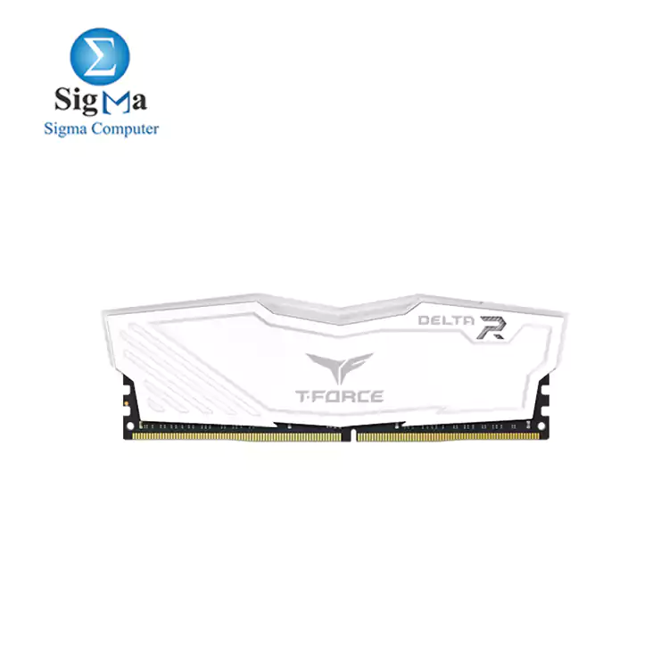 TEAM DELTA RGB 16G-2X8 3200Hz DDR4 DESKTOP MEMORY-WHITE