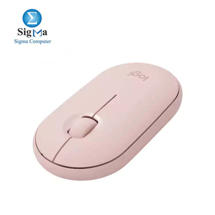 LOGITECH M350 PEBBLE WIRELESS MOUSE - ROSE - 910-005717