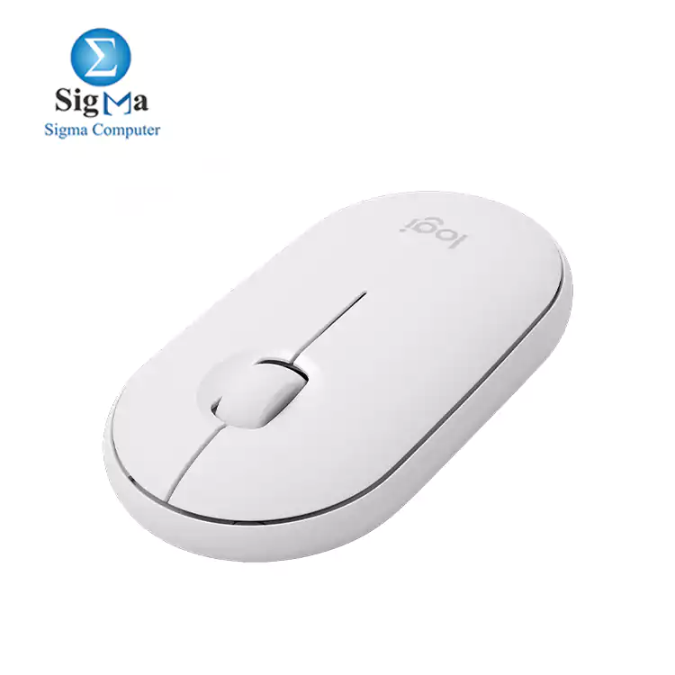 LOGITECH M350 PEBBLE WIRELESS MOUSE - OFF WHITE