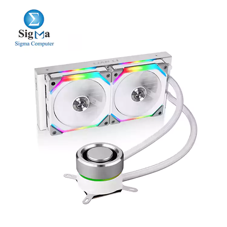 LIAN LI Galahad AIO UNI FAN SL Edition 240 CPU COOLER ALL IN ONE RGB -WHITE