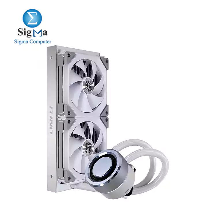 LIAN LI Galahad AIO UNI FAN SL Edition 240 CPU COOLER ALL IN ONE RGB -WHITE