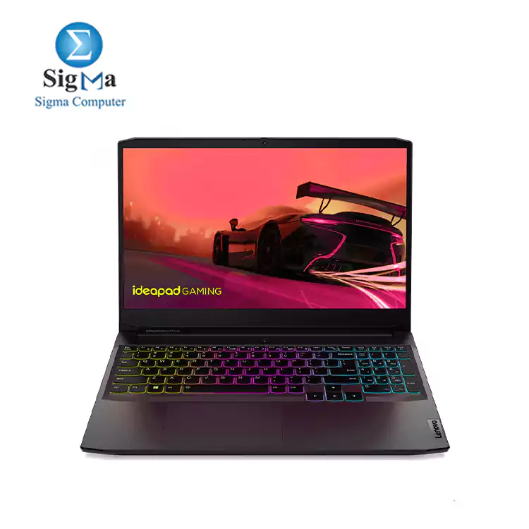 NOTEBOOK-LENOVO-AMD-IdeaPad Gaming 3- 82K200MYAX  R5-5600H  6C 12T -RAM 16G  2 8 -SSD 256G Gen3 HDD 1T-GTX1650 4G-15.6-FHD-IPS-120Hz- 45Wh - 135W -Backlit Arabic