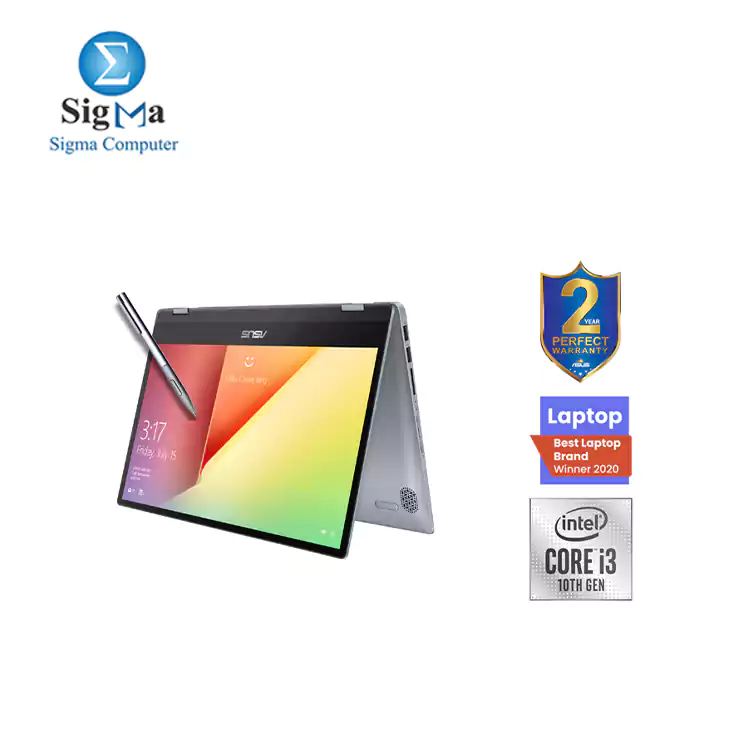 ASUS VivoBook Flip 14 TP412FA-8G003T Intel Core i3-10110U RAM 8GB 256GB SSD Intel® UHD Graphics 14.0 inch FHD win10 Star Grey