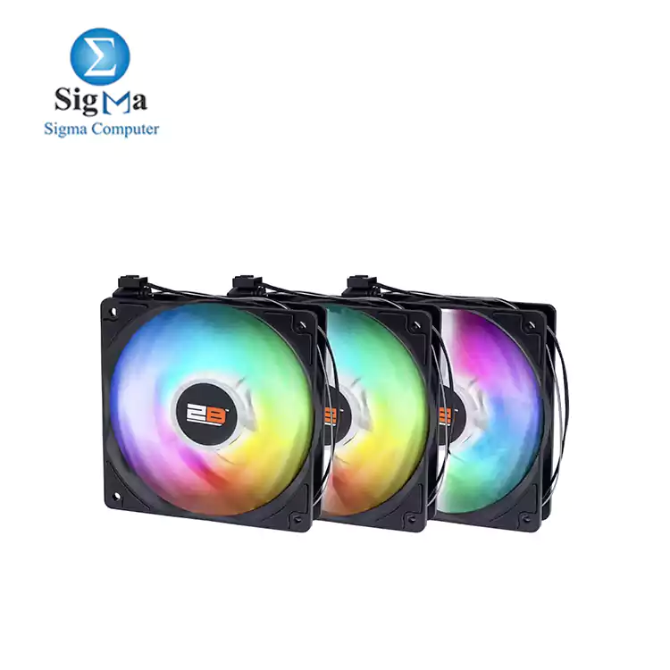 2B  FA026  Ecstasy Gaming Triple Fan Case - 3Pcs ARGB