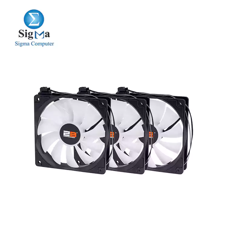 2B (FA026) Ecstasy Gaming Triple Fan Case - 3Pcs ARGB