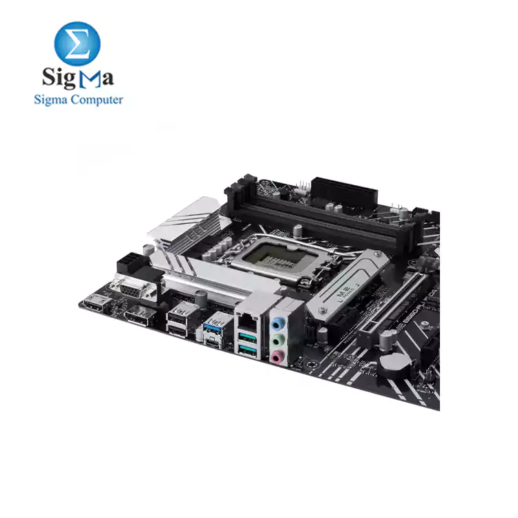 ASUS Intel® B660 (LGA 1700) ATX motherboard with 8 power stages, PCIe 4.0 slots, three M.2 slots, Realtek 2.5Gb Ethernet, DisplayPort, HDMI®, D-Sub, rear USB 3.2 Gen 2x2 Type-C®, front USB 3.2 Gen 1 Type-C®, Aura Sync