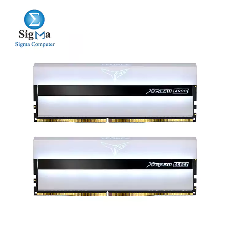 TEAM XTREEM 64GB (2x32GB) 3600mhz  ARGB WHITE EDITION DDR4 DESKTOP MEMORY