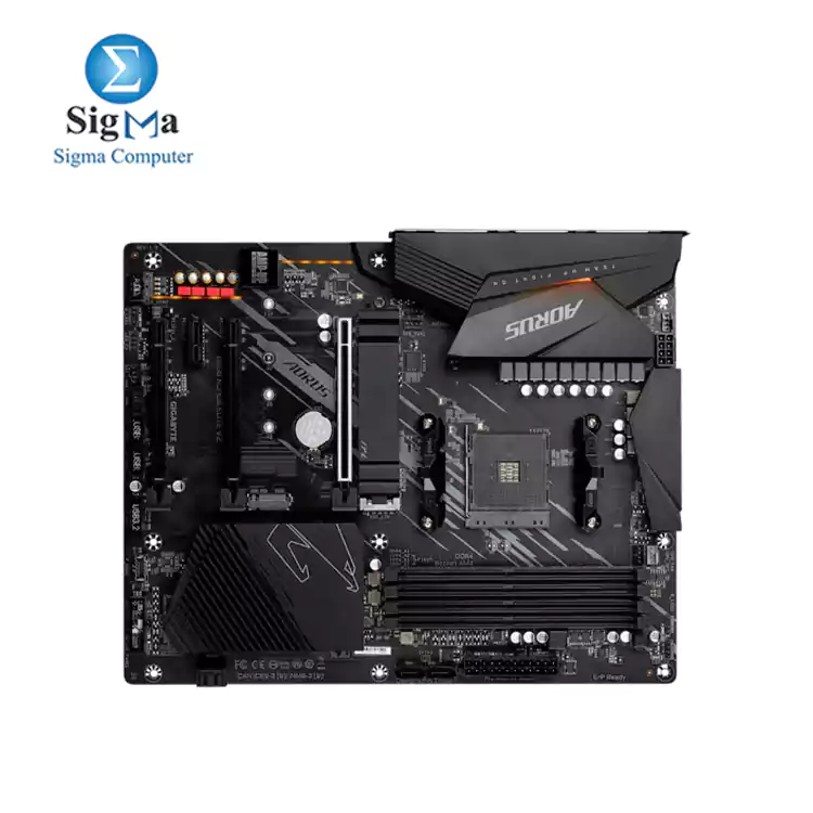 GIGABYTE AMD B550 AORUS Motherboard with Twin 12 2 Phases Digital VRM  Enlarged Surface Heatsinks  PCIe 4.0 x16 Slot  Dual PCIe 4.0 3.0 x4 M.2 with One Thermal Guard  2.5GbE LAN  RGB FUSION 2.0  Q-Flash Plus