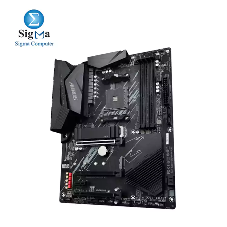 GIGABYTE AMD B550 AORUS Motherboard with Twin 12+2 Phases Digital VRM, Enlarged Surface Heatsinks, PCIe 4.0 x16 Slot, Dual PCIe 4.0/3.0 x4 M.2 with One Thermal Guard, 2.5GbE LAN, RGB FUSION 2.0, Q-Flash Plus