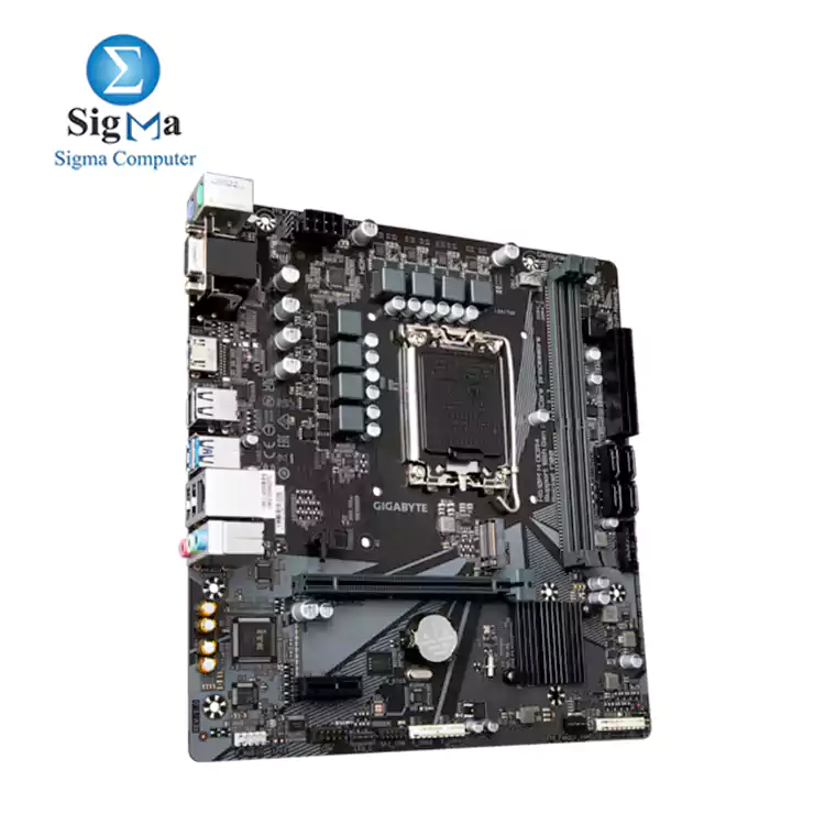 GIGABYTE Intel   H610 Motherboard with 6 1 1 Hybrid Phases Digital VRM Design  PCIe 4.0  Design  Gen3 x4 M.2  GIGABYTE Intel   GbE with cFosSpeed   Anti-Sulfur Resistor   Smart Fan 6