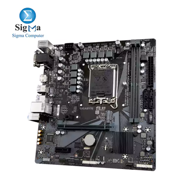 GIGABYTE Intel® H610 Motherboard with 6+1+1 Hybrid Phases Digital VRM Design, PCIe 4.0* Design, Gen3 x4 M.2 ,GIGABYTE Intel® GbE with cFosSpeed , Anti-Sulfur Resistor,  Smart Fan 6