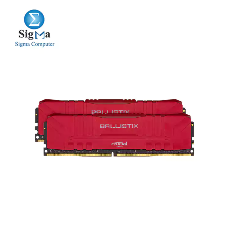 Crucial Ballistix 32GB Kit (2 x 16GB) DDR4-3200 Desktop Gaming Memory (Red)