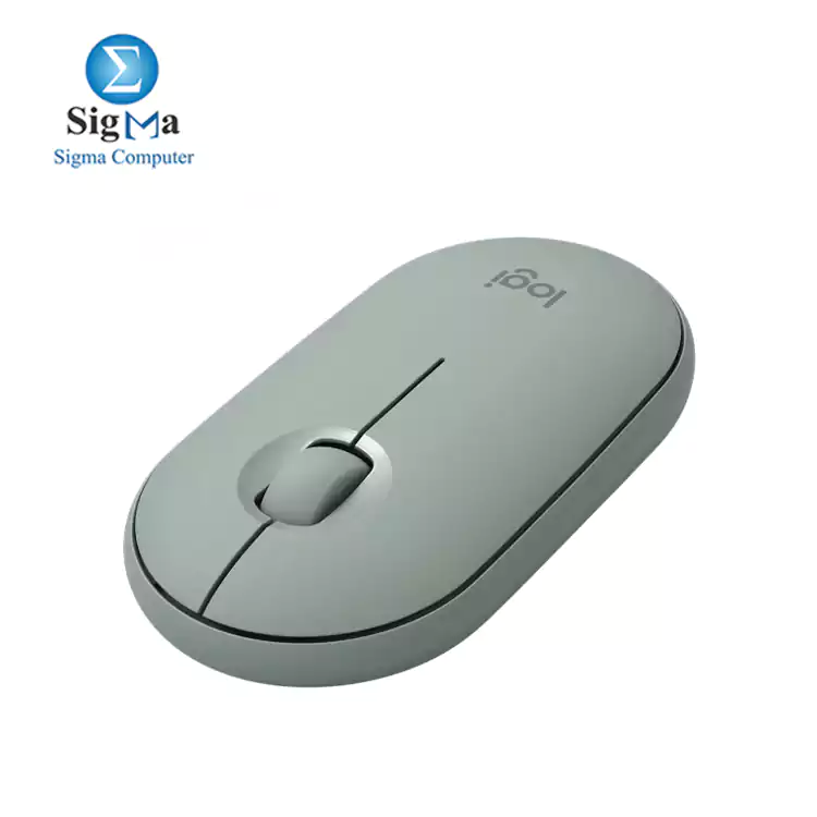 LOGITECH M350 PEBBLE WIRELESS MOUSE - Eucalyptus - 910-005720