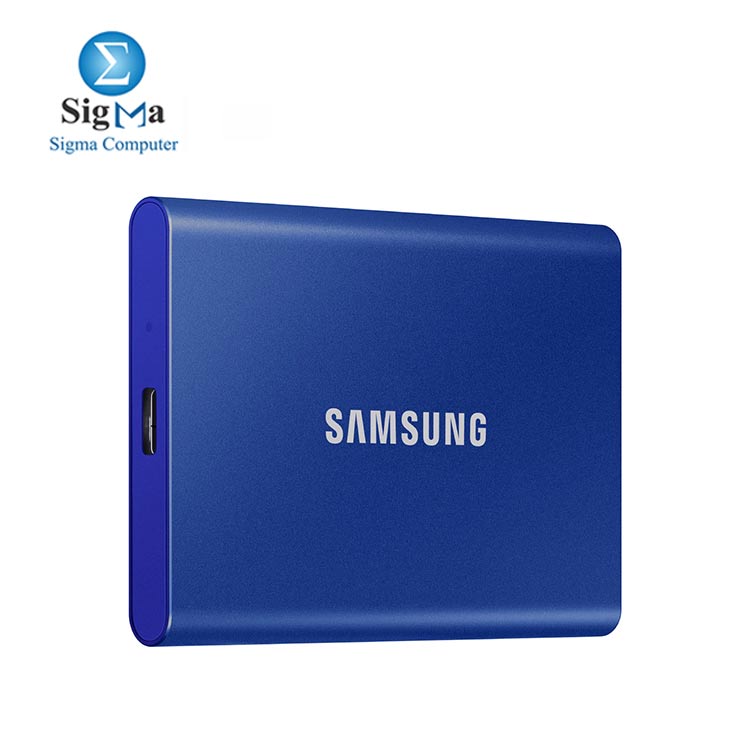 SAMSUNG T7 Portable SSD USB 3.2 1TB -External Solid State Drive BLUE