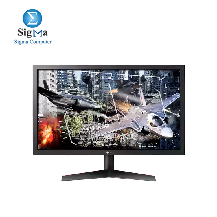 LG 24GL600F-B UltraGear Gaming Monitor   59.94 cm  LED Display Full HD TN Panel  AMD Free Sync  Response Time  1 ms  144 Hz Refresh Rate 