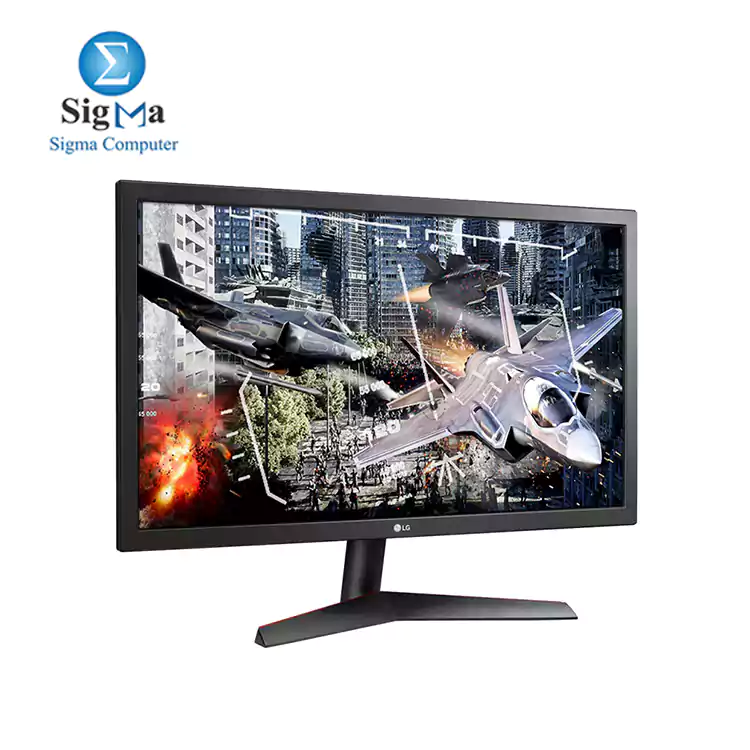 LG 24GL600F-B UltraGear Gaming Monitor   59.94 cm  LED Display Full HD TN Panel  AMD Free Sync  Response Time  1 ms  144 Hz Refresh Rate 