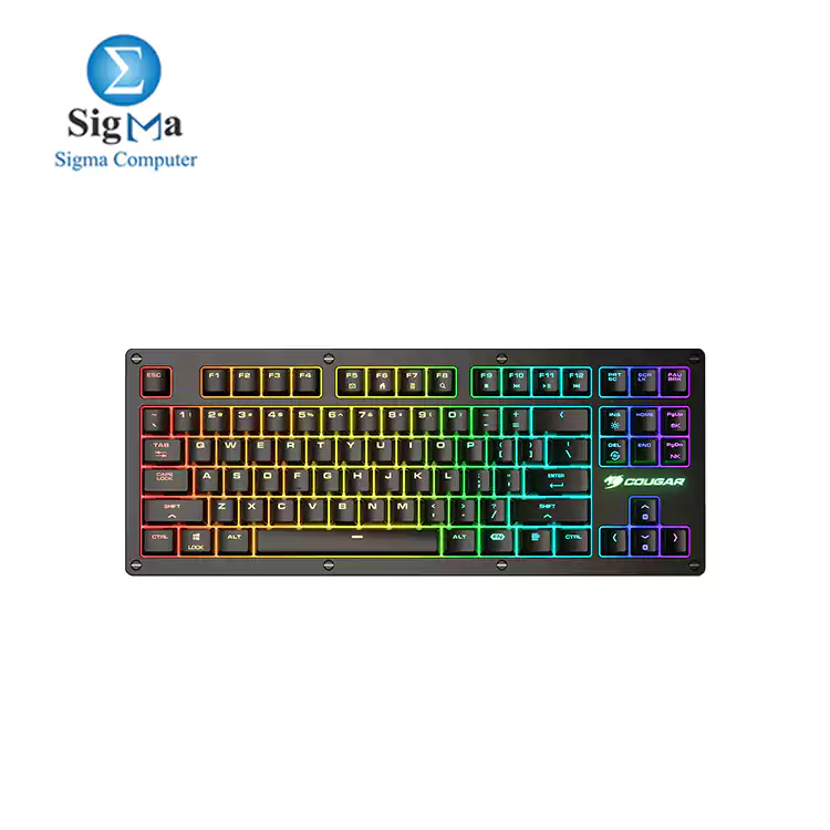 COUGAR PURI TKL RGB Gaming Keyboard with Magnetic Protective Cover (RED MX Switch)