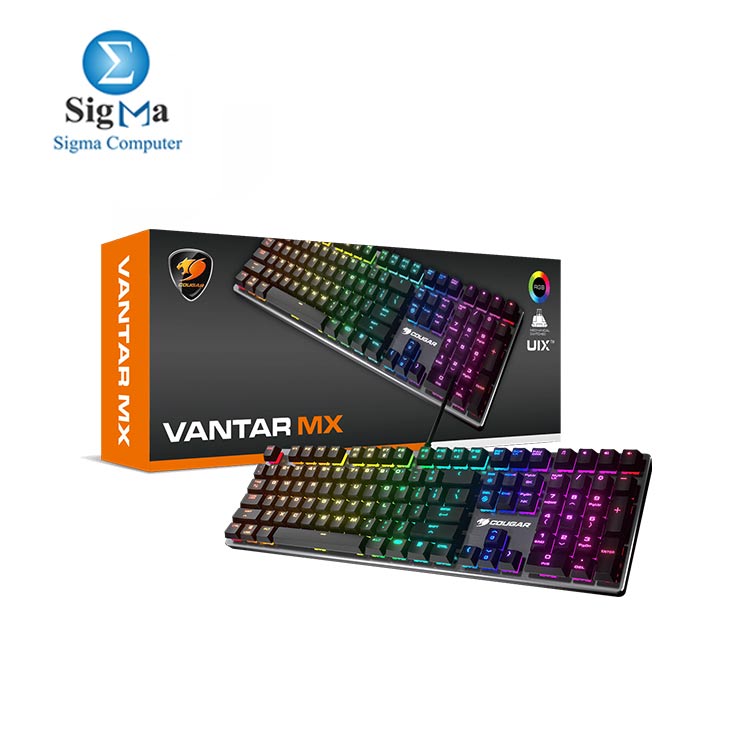 COUGAR VANTAR MX Mechanical Gaming Keyboard RGB RED Switch