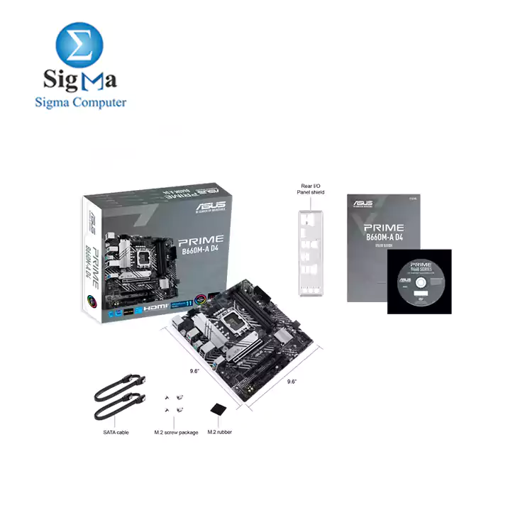 Intel® LGA 1700 socket: Ready for 12th Gen Intel® processors Ultrafast connectivity : PCIe 4.0, Intel® 1 Gb Ethernet ,rear USB 3.2 Gen 2 Type-A and front USB 3.2 Gen 1 Type-A and Type-C® ASUS OptiMem II: Careful routing of traces and vias, 