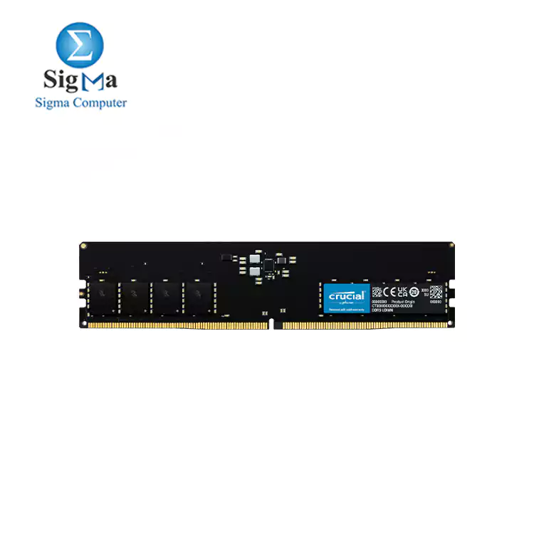 Crucial 16GB DDR5-4800mHZ UDIMM V1.1 CL40 Desktop