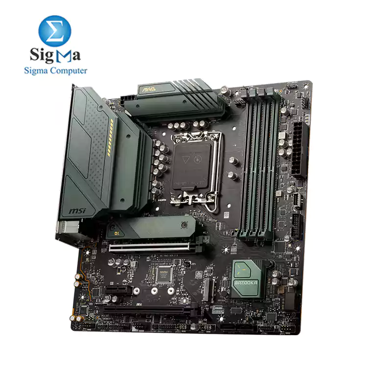 MSI MAG B660M BAZOOKA DDR4 LGA 1700 Intel B660 SATA 6Gb/s Micro ATX Intel Motherboard