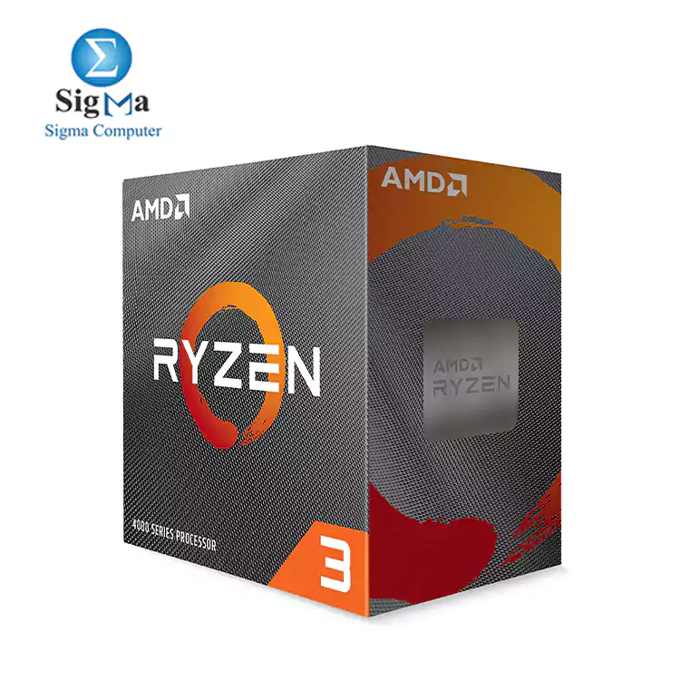 CPU-AMD-RYZEN 3-4100 4 Core 8 Threads 3.8 GHz  4.0 GHz Turbo  Socket AM4 Processor