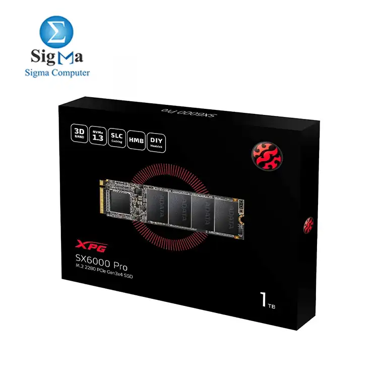 XPG SX6000 Pro 1TB PCIe 3D NAND PCIe Gen3x4 M.2 2280 NVMe