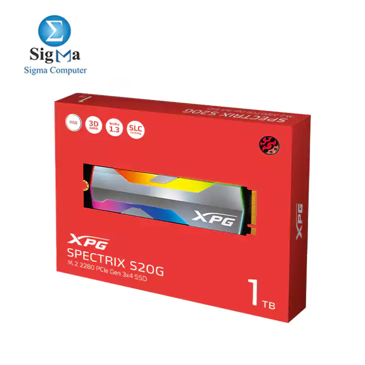 XPG SPECTRIX S20G 1TB PCIe Gen3x4 M.2 2280 Solid State Drive	