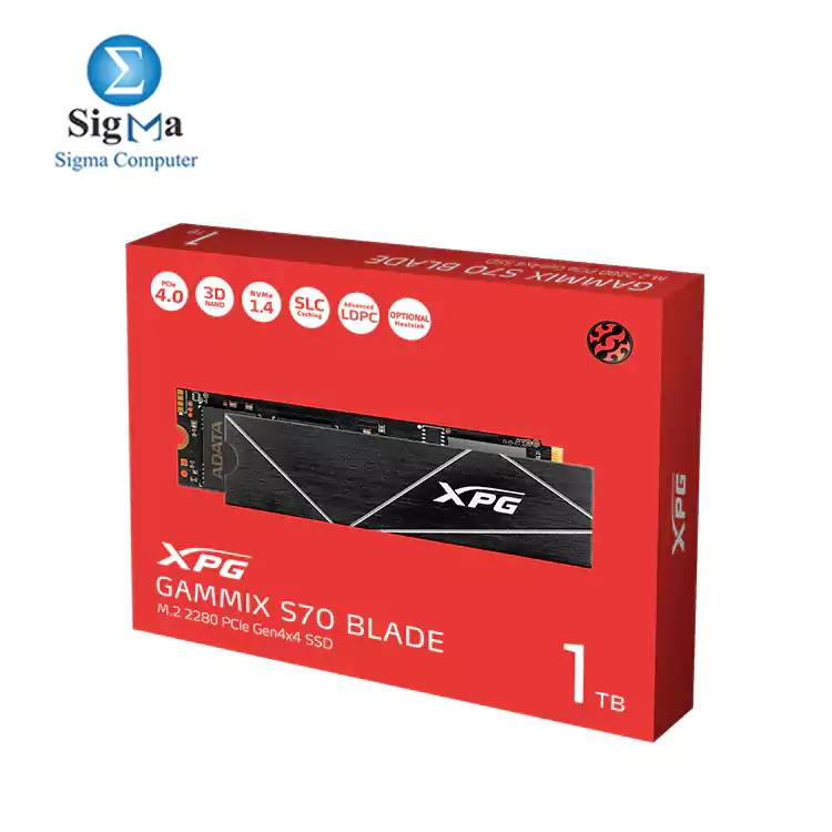 XPG GAMMIX S70 1TB BLADE PCIe Gen4x4 M.2 2280 Solid State Drive