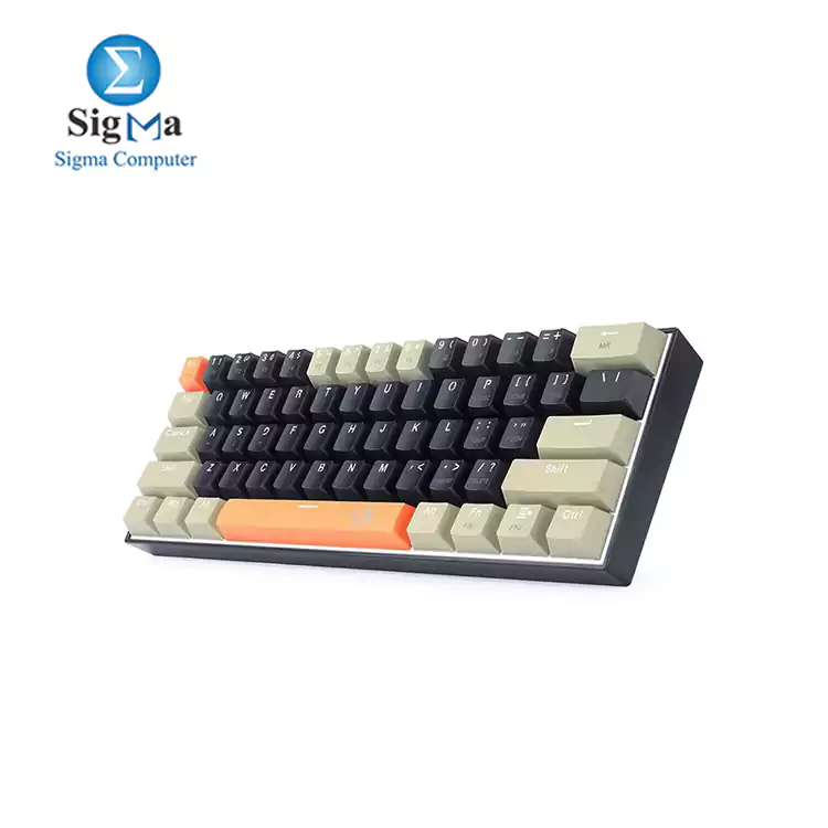 Redragon K606 Lakshmi Gaming Keyboard ORANGE BLACK Gray   Brown Switches 