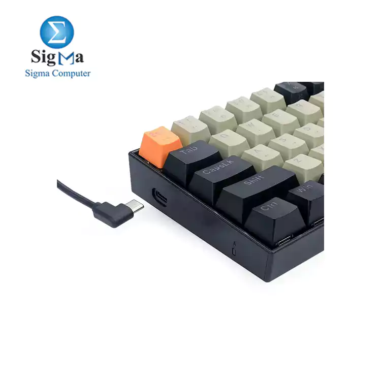 Redragon K606 Lakshmi Gaming Keyboard ORANGE GREY BLACK [Brown Switches]	