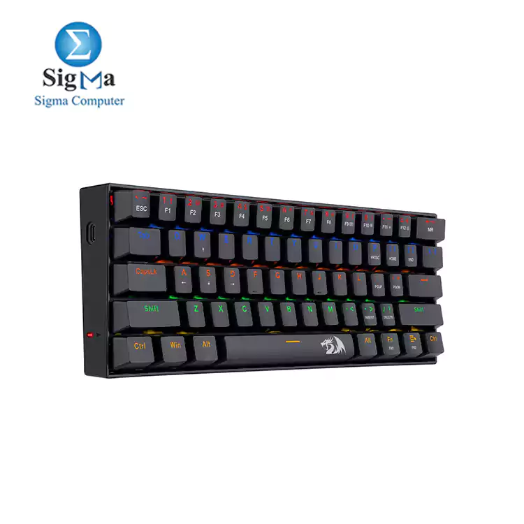 Redragon K606R Lakshmi Gaming Keyboard Blue Switch  Black 