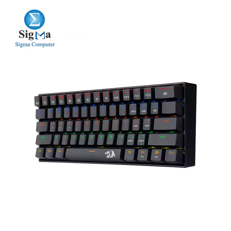 Redragon K606R Lakshmi Gaming Keyboard Blue Switch  Black 