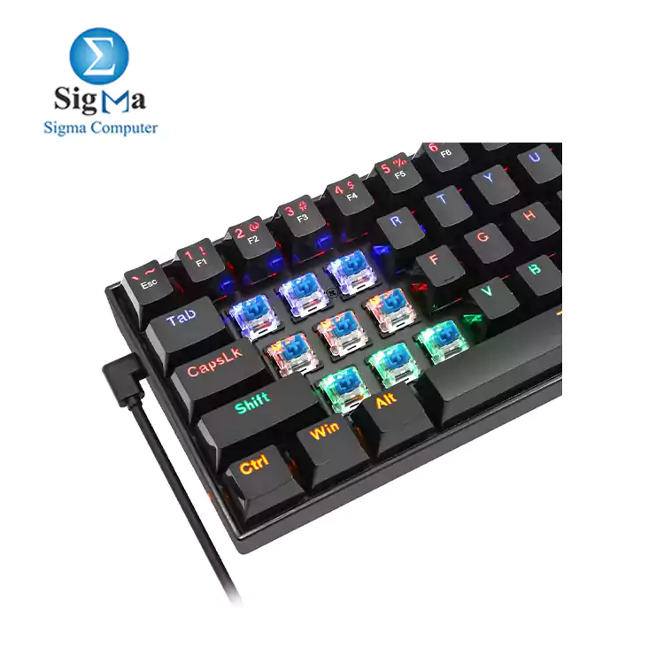 Redragon K606R Lakshmi Gaming Keyboard Blue Switch (Black)