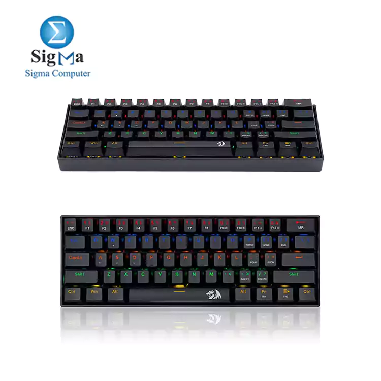 Redragon K606R Lakshmi Gaming Keyboard Brown Switch  Black  