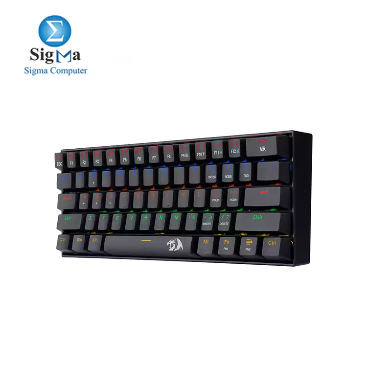 Redragon K606R Lakshmi Gaming Keyboard Brown Switch (Black)	