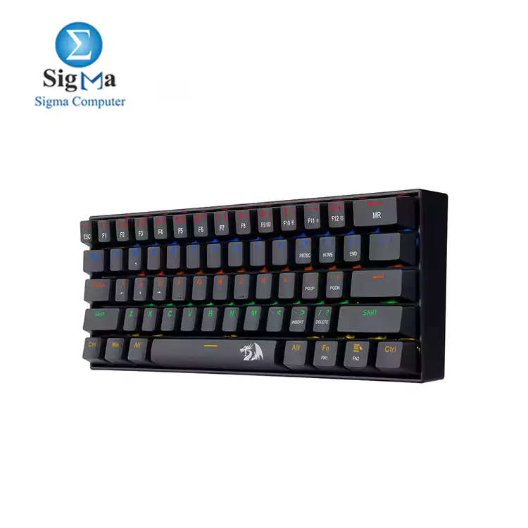 Redragon K606R Lakshmi Gaming Keyboard Red  Switch  Black  