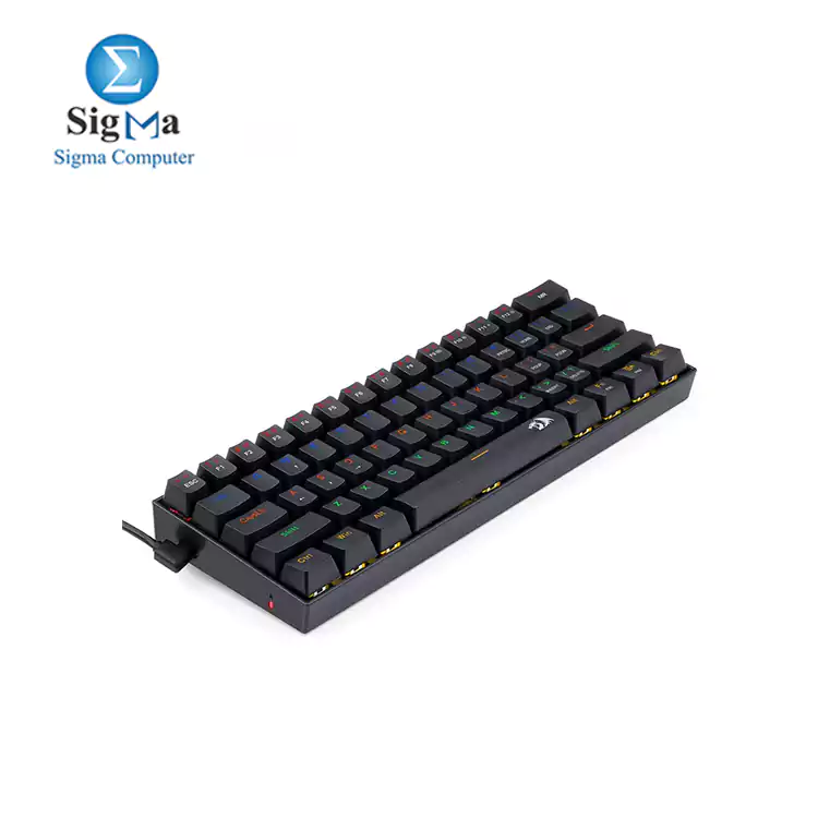 Redragon K606R Lakshmi Gaming Keyboard Red  Switch  Black  