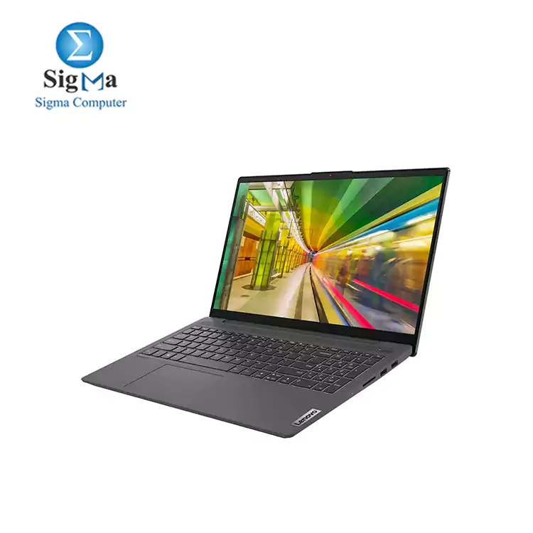 NOTEBOOK-LENOVO-CI7-IdeaPad 5- 82FG00T8AD -I7-1165G7  4C 8T -RAM 8G  1 8  SO  MAX 8 -SSD 512 Gen3-MX450 2G-15.6-FHD-TN- 70Wh - 65W -Fingerprint-Non backlit-Arabic