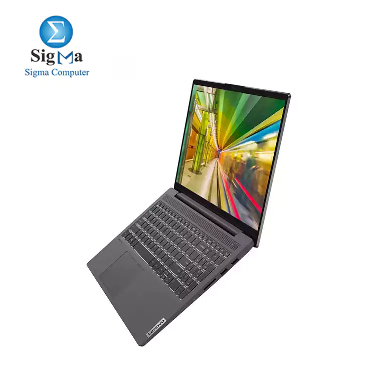 NOTEBOOK-LENOVO-CI7-IdeaPad 5-(82FG00T8AD)-I7-1165G7 (4C/8T)-RAM 8G (1*8) SO (MAX 8)-SSD 512 Gen3-MX450 2G-15.6-FHD-TN-(70Wh)-(65W)-Fingerprint-Non backlit-Arabic