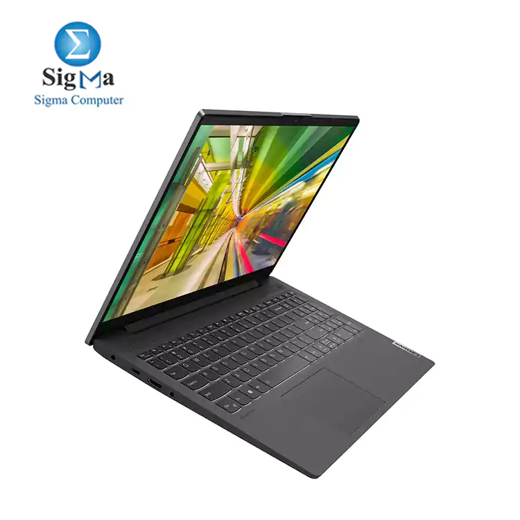 NOTEBOOK-LENOVO-CI7-IdeaPad 5-(82FG00T8AD)-I7-1165G7 (4C/8T)-RAM 8G (1*8) SO (MAX 8)-SSD 512 Gen3-MX450 2G-15.6-FHD-TN-(70Wh)-(65W)-Fingerprint-Non backlit-Arabic